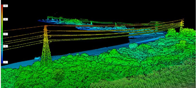 激光雷達航測在電力塔的應用
